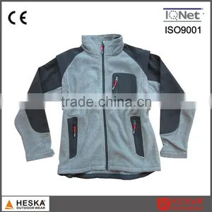 Spring and Autumn Heavy Workwear Knitted Men's Fleece Coat thumbnail-1