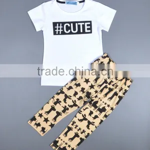 2pcs/set Baby Girl Clothing Suits Children Clothes Set thumbnail-1