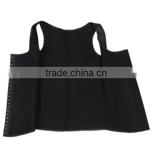 Men Sport Latex Waist Training Cincher Body Shaper Basque Halter Corset Ann Slim thumbnail-5