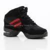 Lewoo Dance Sneakers High and Canvas Dance Shoes Jazz Style With PU Outsole thumbnail-1