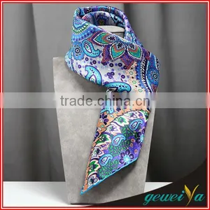 Digital Printing Twill Silk Luxury Scarf thumbnail-1