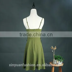 Latest Fashion Women Dress Girls Dress Names With Pictures Green Chiffon Dress thumbnail-3