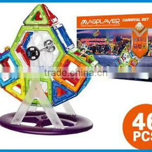 Kids Educational Construction Set Toys Magnetic Building Blocks thumbnail-1
