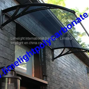 DIY Awning, DIY Canopy, DIY Kits Awning, Polycarbonate Awning, Polycarbonate Canopy, Door Canopy, Door Awning, Rain Shed thumbnail-5