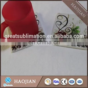 Decorative Water Absorbent Ceramic Coaster With Cork Back Blank Ceramic Coaster thumbnail-3