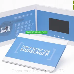 High Quality 4.3″ Lcd Video Post Card,video Flyer,video Brochure,video Mailer,video Greeting Card thumbnail-5