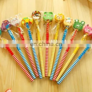 Cute Cartoon Series Wooden Pencil With Eraser Stationery Set Kid Gift Set Wholesale thumbnail-6