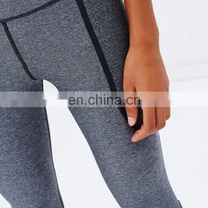 Factory Powershap Knee Capris Wholesale Croped Legging thumbnail-4