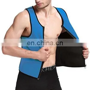 Gym Mens Weight Loss Shapewear Neoprene Slimming Vest Sweat Sauna Suits thumbnail-3