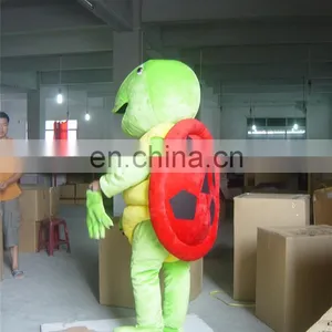 2016 Lovely Green Turtle Mascot Costume Adult Sea Turtles Mascot Costume thumbnail-4