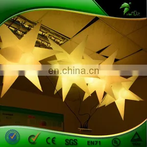 Stage Decorations Inflatable LED Ceiling Lighting Star Shaped Light Balloon thumbnail-1