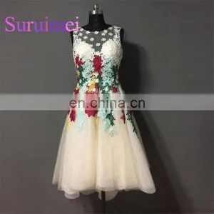 Tea Length Prom Dresses Vestidos de Noiva Formal Evening Gowns New Arrivals thumbnail-1