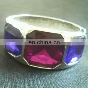 Customized Wholesale Metal Wristband,Artificial Gem Embedded Round Bracelet,Factory Direct Sale Profession Supplier For Party thumbnail-1