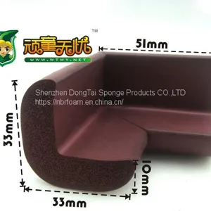 Eco-friendly High Durable Foam Corner Protector Coffee Color OEM thumbnail-1