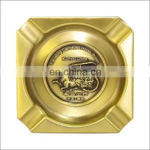 Round Metal Ashtray Custom thumbnail-3