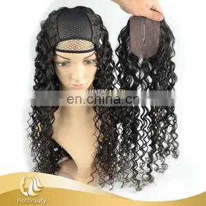 Guangzhou Human Virgin Good Quality Deep Curly Half Wig thumbnail-1