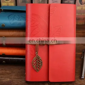 Vintage PU Leather Cover Loose Leaf Blank Journal Notebook Journal Diary Travel String thumbnail-1
