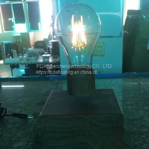 Wireless Rechargable Magnetic Floating Levitating Led Bulb Lamp thumbnail-1