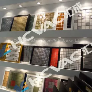Ceramic Tiles Vacuum Coating Machine, Ceramic Mosaic Gold PVD Coating Machine (HCVAC) thumbnail-4
