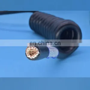 High Elasticity Cnc Spiral Cable Trailer Spiral Cable Spring Cable thumbnail-1