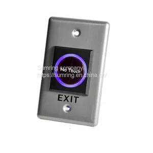 Waterproof Dustproof Infrared Induction no Touch Door Switch Button for Dark Place thumbnail-1