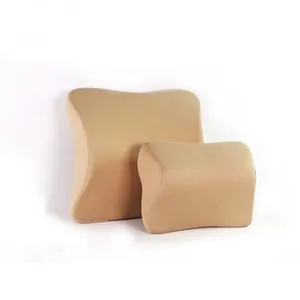 Wheelchair Foldable Backrest Memory Foam Orthopedic Car Lumbar Back Support Cushion thumbnail-1