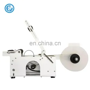 Semi Automatic Manual Small Custom Glass PET PVC Bottle Labeling Machine thumbnail-6