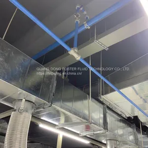 Less Pressure Drop Compressed Air Aluminum Alloy Pipe for FSTpipe 3/4'' 1'' 1 1/2'' 2'' 3'' 4'' 6'' DN20 DN25 DN40 DN50 thumbnail-1