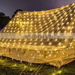IP65 EU UK AU US Plug Customized Sizes Colorful Fishing Net Holiday Lighting Christmas thumbnail-1