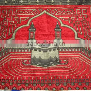 MA009 Fashion New Dark Red Schnee Muslim Prayer Mat thumbnail-2