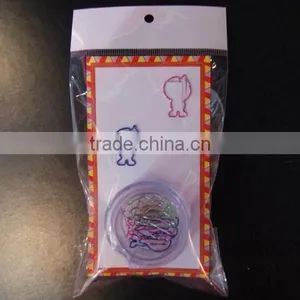 Colorful Shapes Paper Clip With Plastic Box thumbnail-1