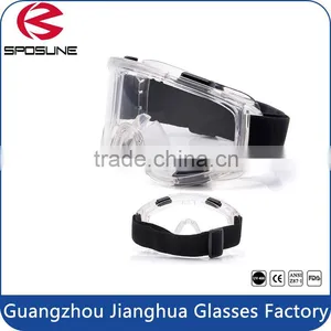 2016 Guangzhou Anti-scratches Safety Eyewear Factory Wholesale Transparent Eye Glasses for Gas Cutting Dustproof Goggles thumbnail-2