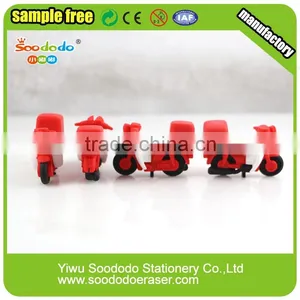 Cool Postal Motorcycle Shape Eraser thumbnail-3