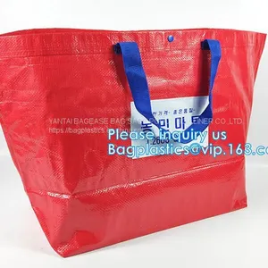 PP WOVEN SHOPPING BAGS, WOVEN BAGS, FABRIC BAGS, FOLDABLE SHOPPING BAGS, REUSABLE BAGS, PROMOTIONAL thumbnail-2