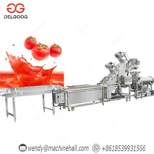Tomato ketchup Production Line Tomato Pulp Making Machine Tomato Sauce Machine Tomato Paste Manufacturing Plant thumbnail-3