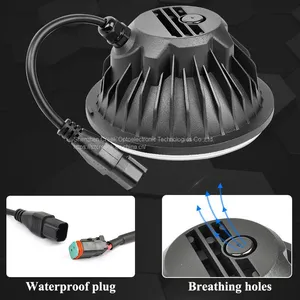 6 Inch 20W Round LED Driving Spot Light, Replacement Offroad Stock Halogen Daylighter From Factory thumbnail-2