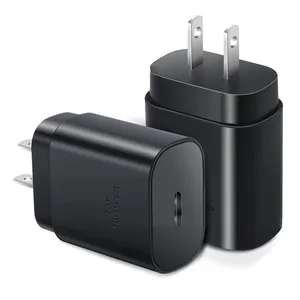 EU Mobile Phone Wall Type C Fast Charger Cable Adapter 25W PD Charger For Samsung Charges thumbnail-4