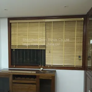 50mm Basswood Venetian Blinds Manual Control System thumbnail-2