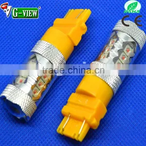 T25 Turn Signal Lamp 80w Epistar Led Car Bulb 3157 Yellow White Red Led Lights Car thumbnail-5
