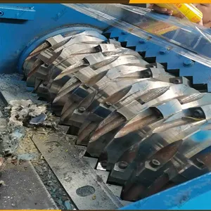 Plastic Shredder Single Shaft Shredder Injection Molding Head Material Crusher thumbnail-2