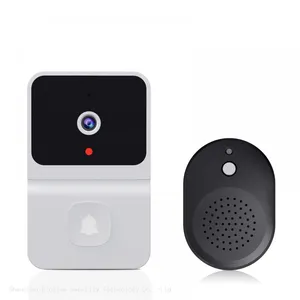 Ringsee Smart Ring Camera Doorbell Battery Video Doorbell Audio Intercom Wireless Door Chimes for Business Home Office Store thumbnail-1