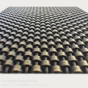 Custom Pattern Metal Decorative Wire Mesh Architectural Mesh for Facade Design thumbnail-2