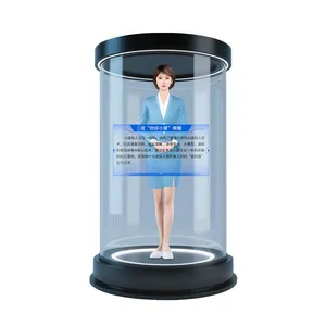 Holographic Display Screen, 3D Display Screen, Capacitive Touch Screen, AI Simulation Human System, Virtual Digital Human System thumbnail-2