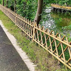 Imitation Bamboo Fence for Garden Decoration | Artificial Bamboo Panels thumbnail-1