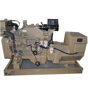 Genuine 4 Stroke Water Cooled 80kw 6BT5.9-GM80 Marine Diesel Generator Engine thumbnail-1