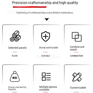 HN-BDT5 Tool Organizer Trolley for Distributors, Powder Coated Multi-Function Pegboard Stand for Retail Display, China Factory Wholesale thumbnail-5
