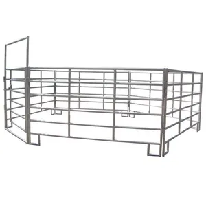 Australia Hot Dipped Galvanized Livestock Fence Man-way Gate Corral Panels Cattle Fence Panels Waterproof thumbnail-2