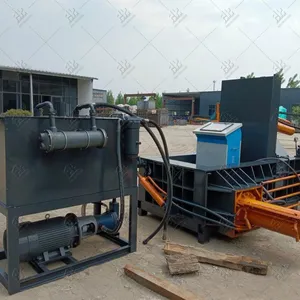 Hydraulic Metal Compactor for Iron Shavings & Aluminum Chip Baling Press thumbnail-2