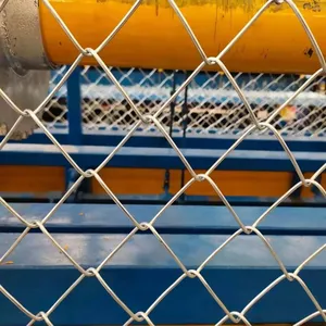 Chain Link Fence With 12.7mm Diameter Posts for High Wind Areas thumbnail-1