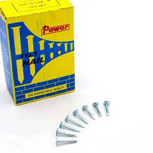 Roofing Felt Nails 25mm - Ideal for Bitumen Felt Installation in All Climates thumbnail-2